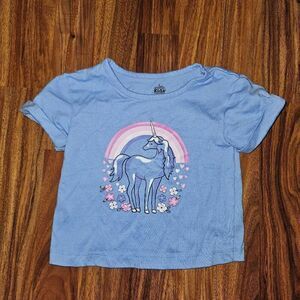 5 For $25 Kids Headquarters Periwinkle Unicorn Tee Toddler Size 2T